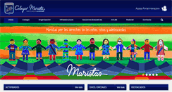 Desktop Screenshot of cmch.maristas.cl