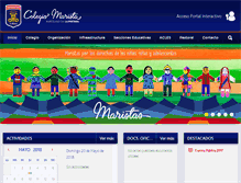 Tablet Screenshot of cmch.maristas.cl