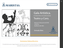 Tablet Screenshot of ims.maristas.edu.mx