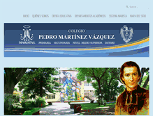 Tablet Screenshot of cpmv.maristas.edu.mx