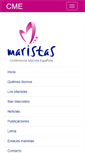 Mobile Screenshot of maristas.es